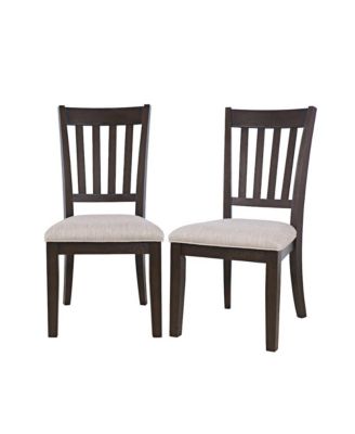 Brentwood Modern Transitional Slatback Dining Chair - Set of 2