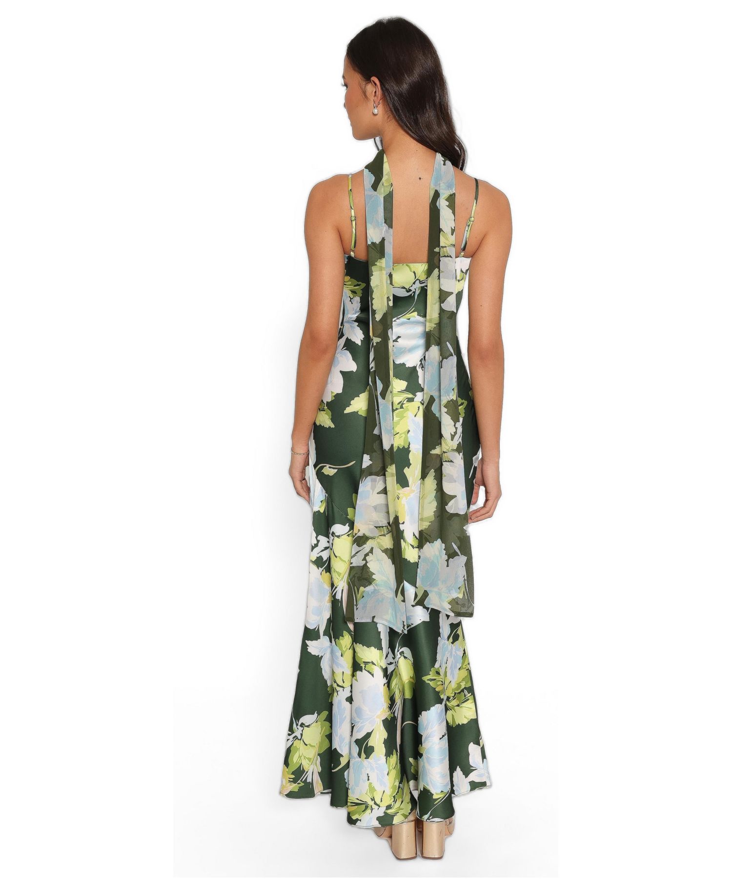 Women's Kinara Maxi Floral Square-Neck Dress