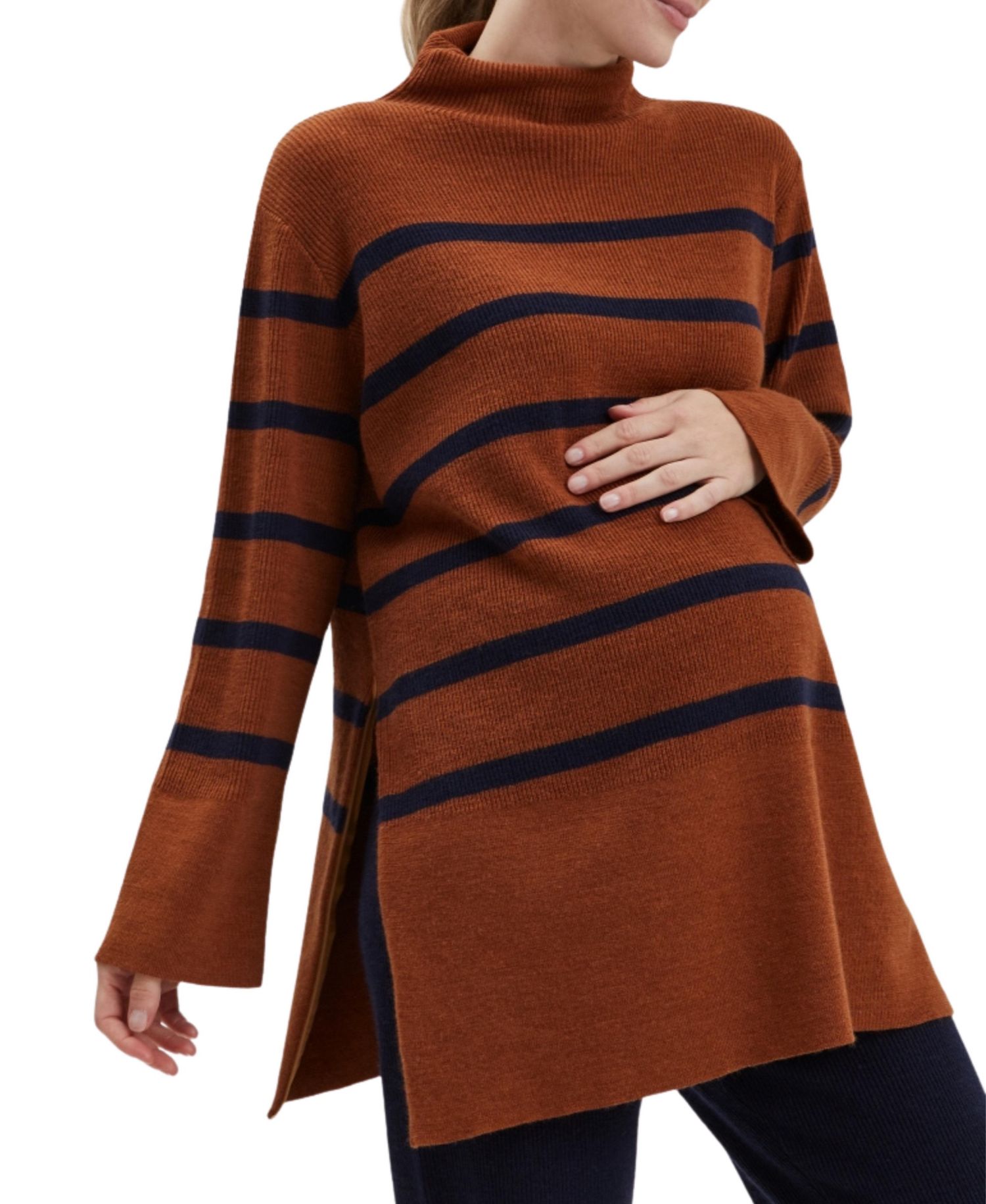 Women's Sarabeth Nursing Mock Neck Sweater