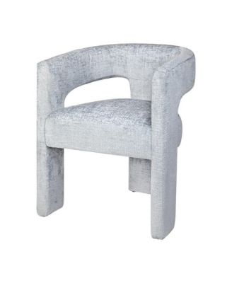 Jacquard Fabric Sculpted Armchair, Modern Accent Chair for Living Room
