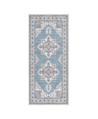 Florence Medallion  Slip Resistant Runner Rug, 26" x 30"