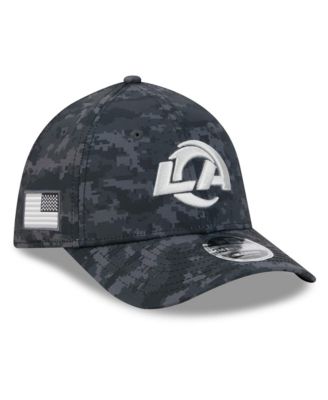 Men's Black Los Angeles Rams 2026 Salute to Service 39THIRTY Flex Hat