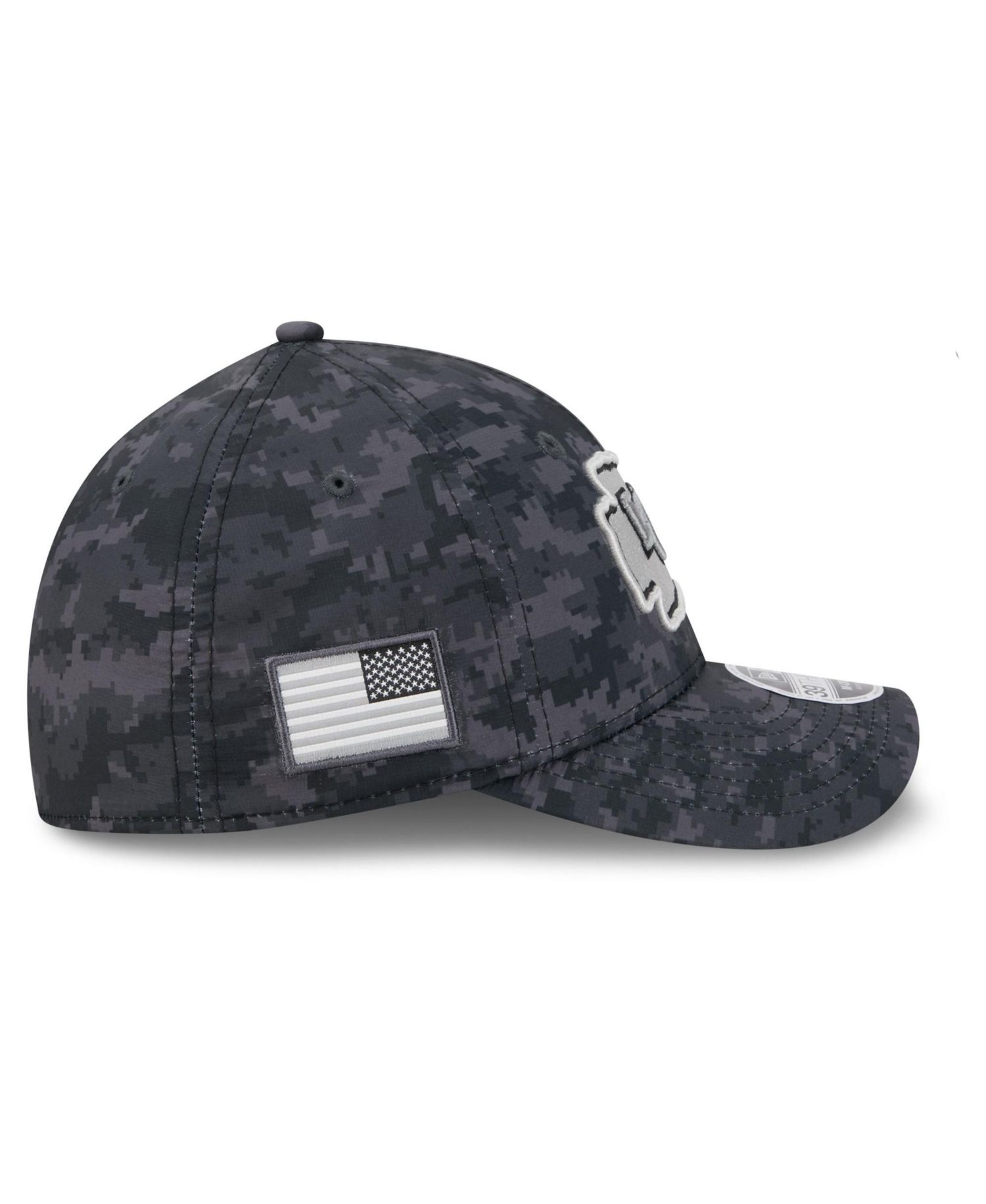 Men's Black Kansas City Chiefs 2026 Salute to Service 39THIRTY Flex Hat