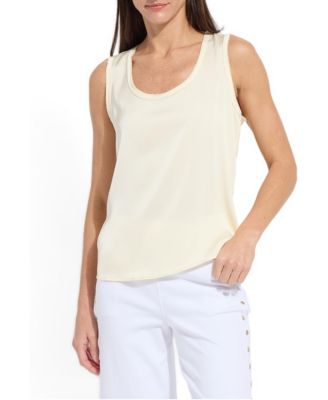 Women's Filipa Mixed Media Cropped Tank Top