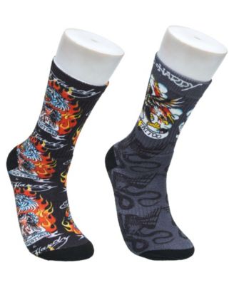 Men's Bird 360 Print Full Cushion Crew Sock 2-Pack