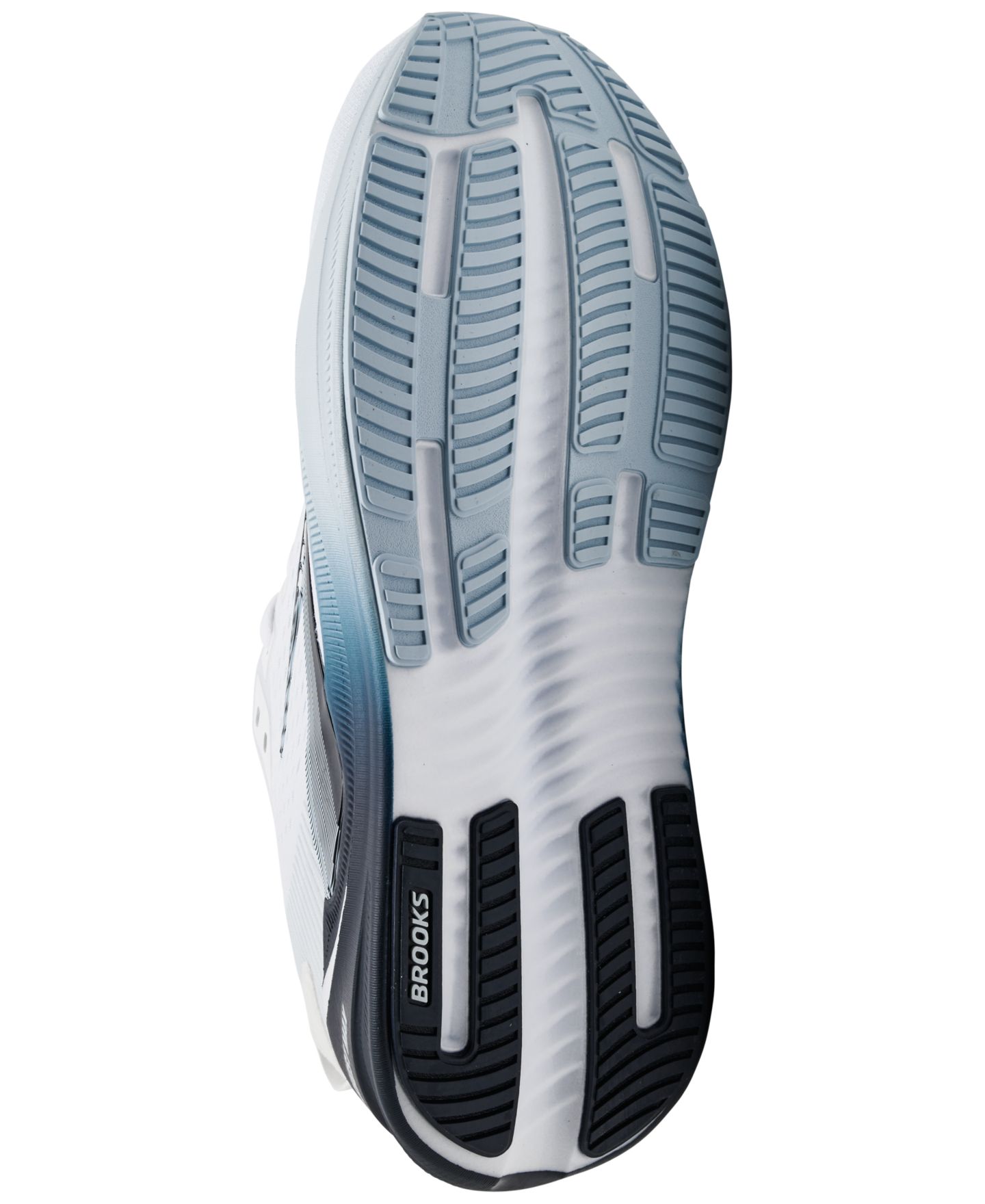 Мужские кроссовки Brooks Ghost Max 4 Stability Running, цвет: Белый / Тёмно-синий — фото 6