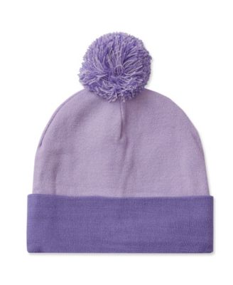 Girls Squall Pom Pom Fleece-Lined Fair Isle Beanie