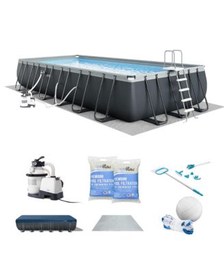 XTR 24' x 12' x 52" Above Ground Pool and Optiflow 2 Pack Filter Sand
