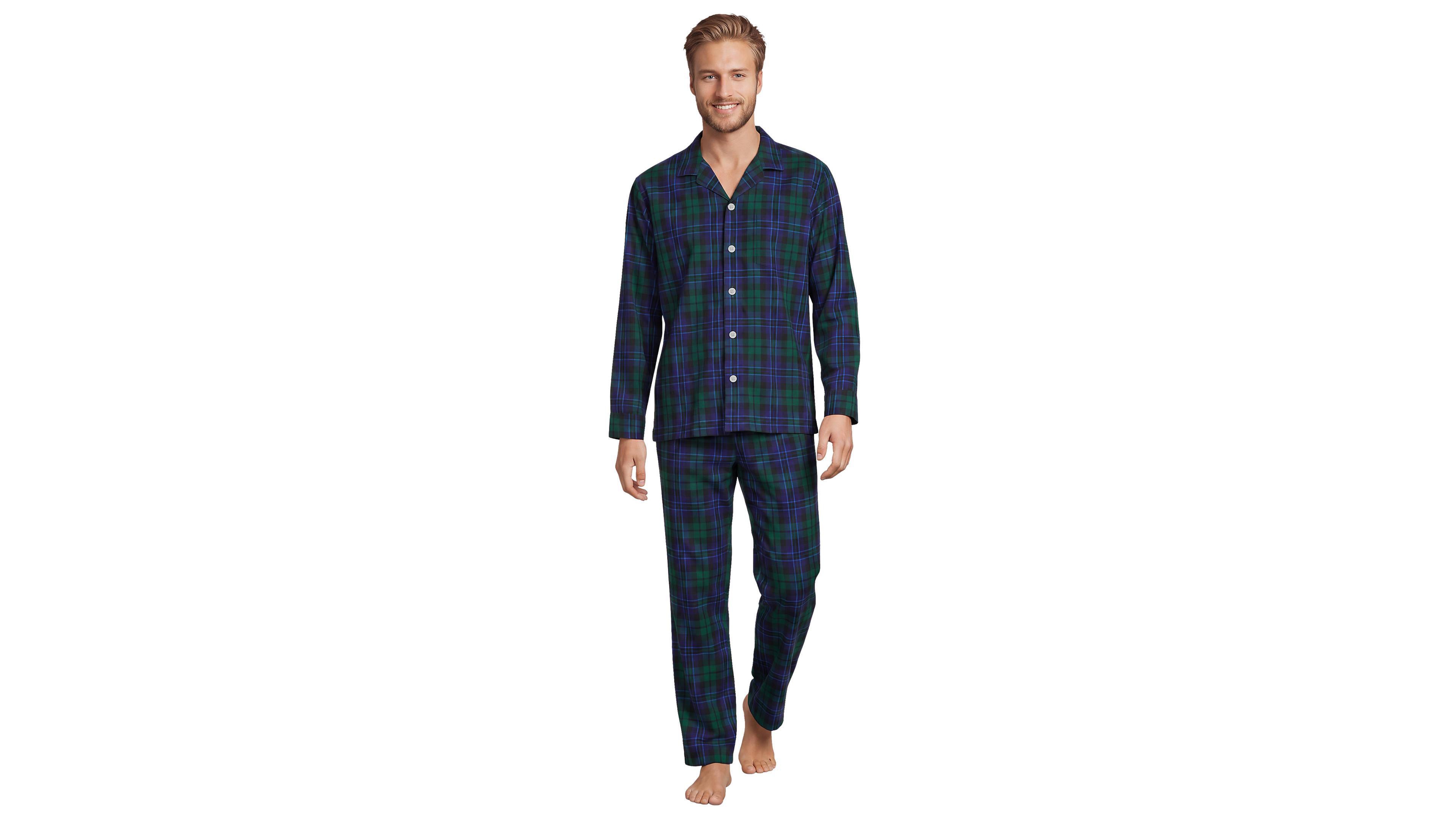Lands' End Men's Long Sleeve Essential Pant Pattern Set