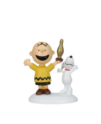 Peanuts Village Charlie Brown Breaks 100 Figurine