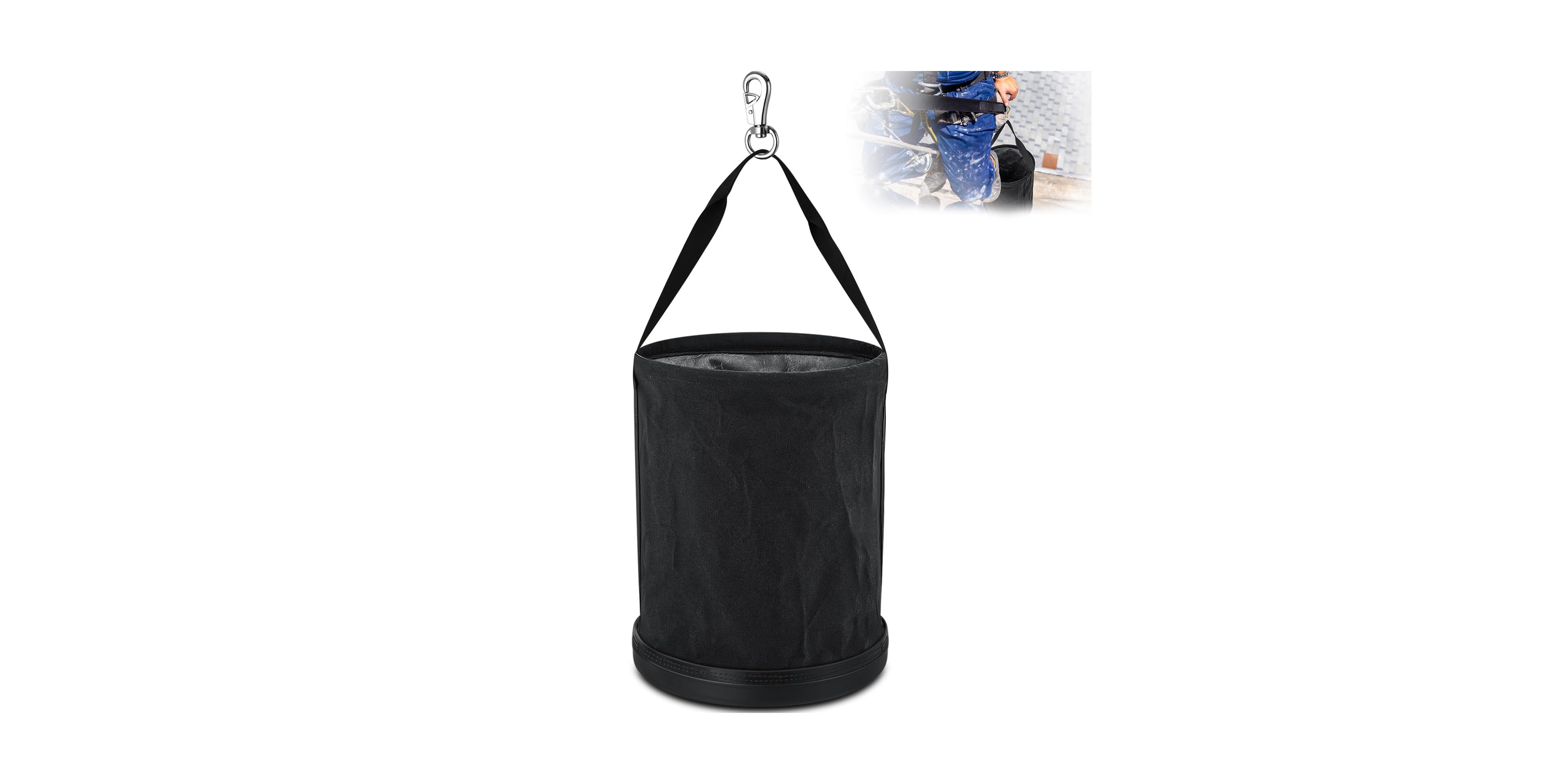 Xdovet 15IN X 12IN Lineman Canvas Bucket Tool Bag