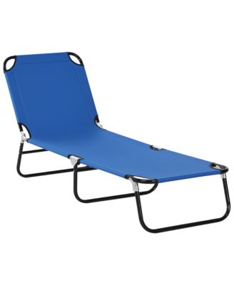 Outdoor Chair, Folding Design, Adjustable Backrest for Camping, Travel and Outdoor Activities