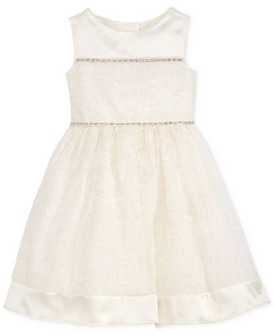 Searington Road by Rare Editions Embroidered Organza Special Occasion Dress, Toddler & Little Girls (2T-6X)