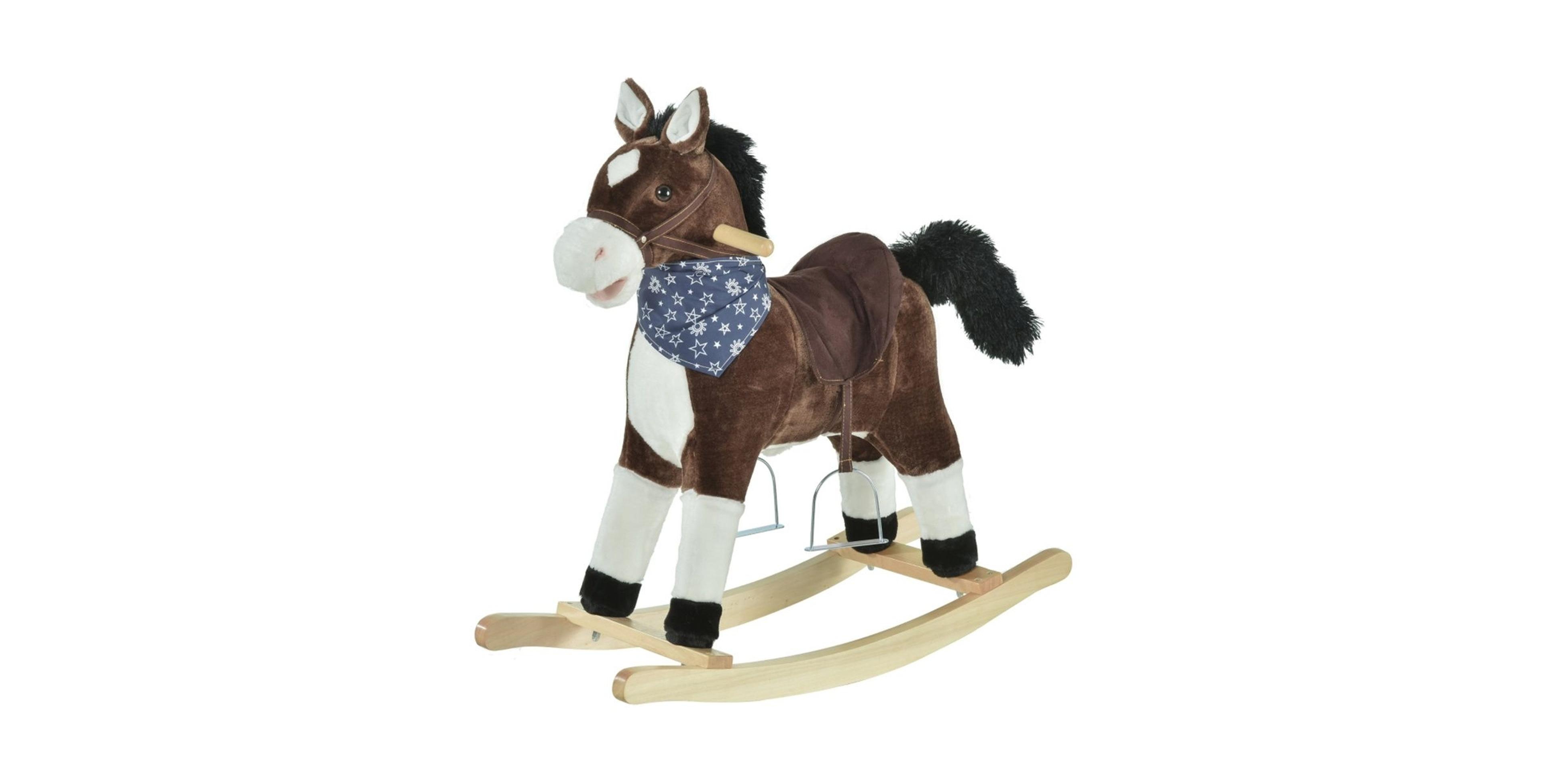 Sevorley Rocking Ride-On Toy Durable Plastic Rocking Ride Ride-On Toy 1 Rider Ages 1.5 to 3 Years