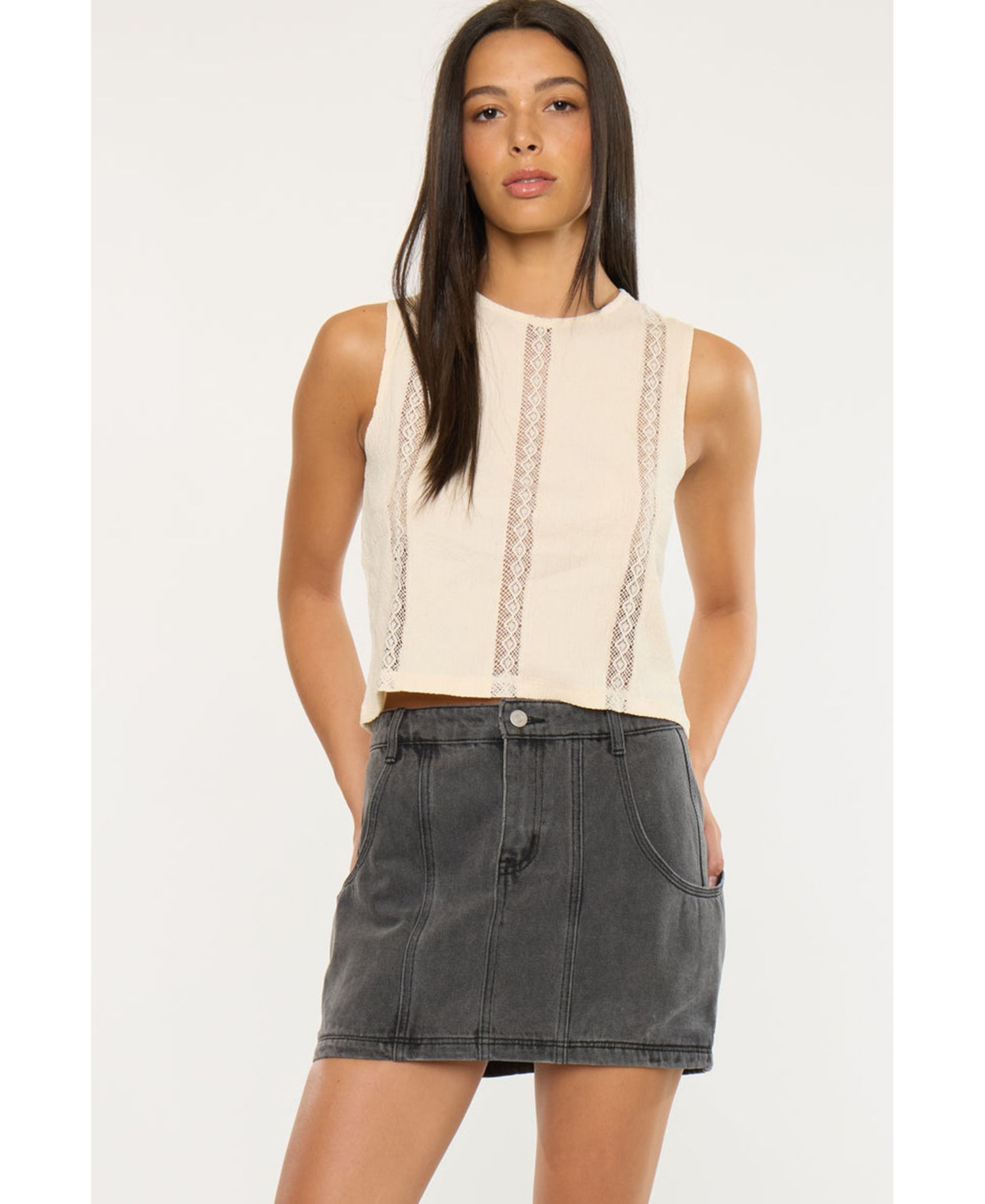 Women's Elaine Mid-Rise Balloon Mini Skirt