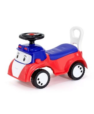 Toddler Push Ride-On Car with Music & Under-Seat Storage, 55 lb Capacity, Ages 19-36 Months