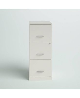 3-Drawer Vertical Metal Filing Cabinet with Dual Locking Drawers