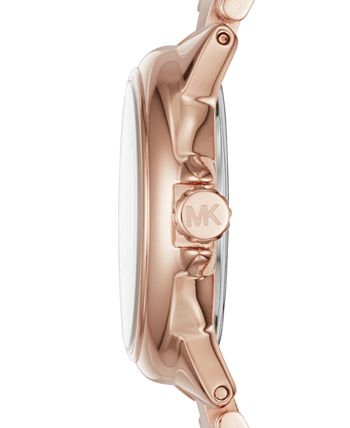 Michael Kors - Women's Mini Camille Rose Gold-Tone Stainless Steel Bracelet Watch 42mm MK6447