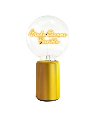 Bulb Make Dreams Possible With Base Table Lamp Portable Pop Nomad