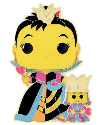 Disney Alice Glow-in-the-Dark Queen and King Enamel Pin, Ages 6+