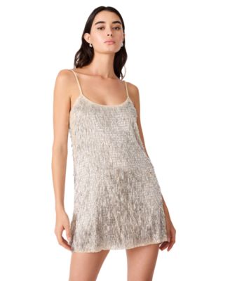 Women's Lissie Sequin Scoop Neck Mini Slip Dress