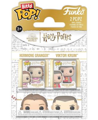 Bitty POP Harry Potter and the Goblet of Fire Hermione and Krum 2-Pack Vinyl Figures