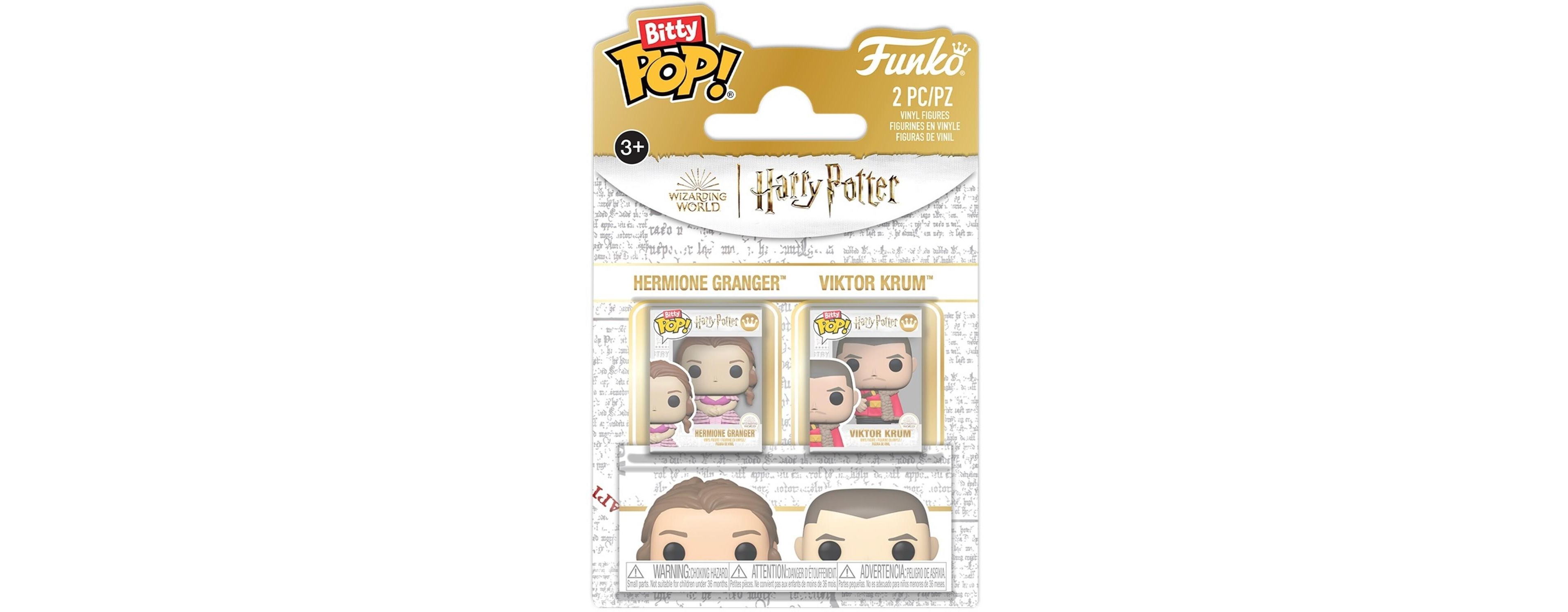 Funko Bitty Pop Harry Potter and the Goblet of Fire Hermione and Krum 2-Pack Vinyl Figures