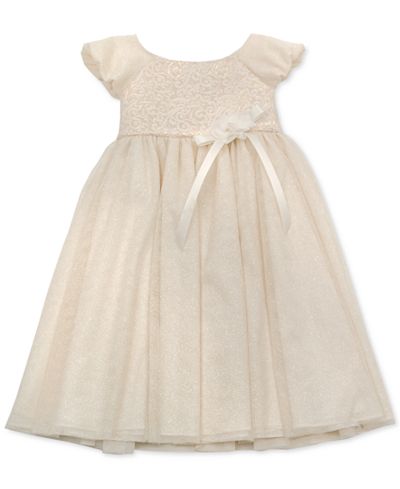 Rare Editions Gold Metallic Dress, Toddler & Little Girls (2T-6X)