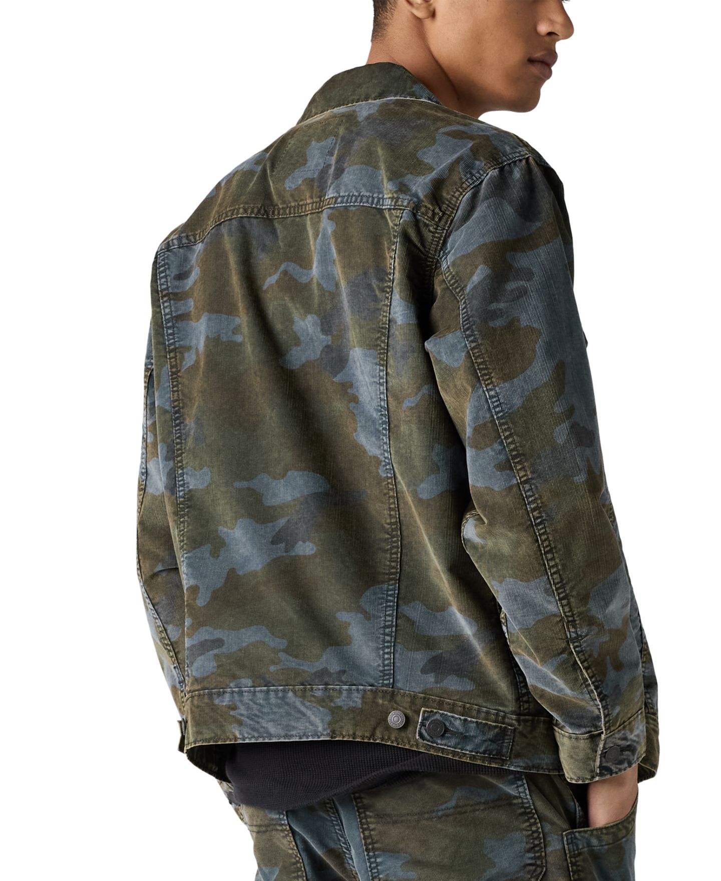 Мужская куртка Levi's Premium Relaxed Trucker Cotton, цвет: Серый снежный — фото 5