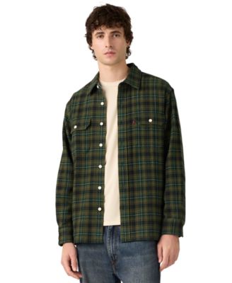 Men's Classic Worker Long-Sleeve Plaid Shirt