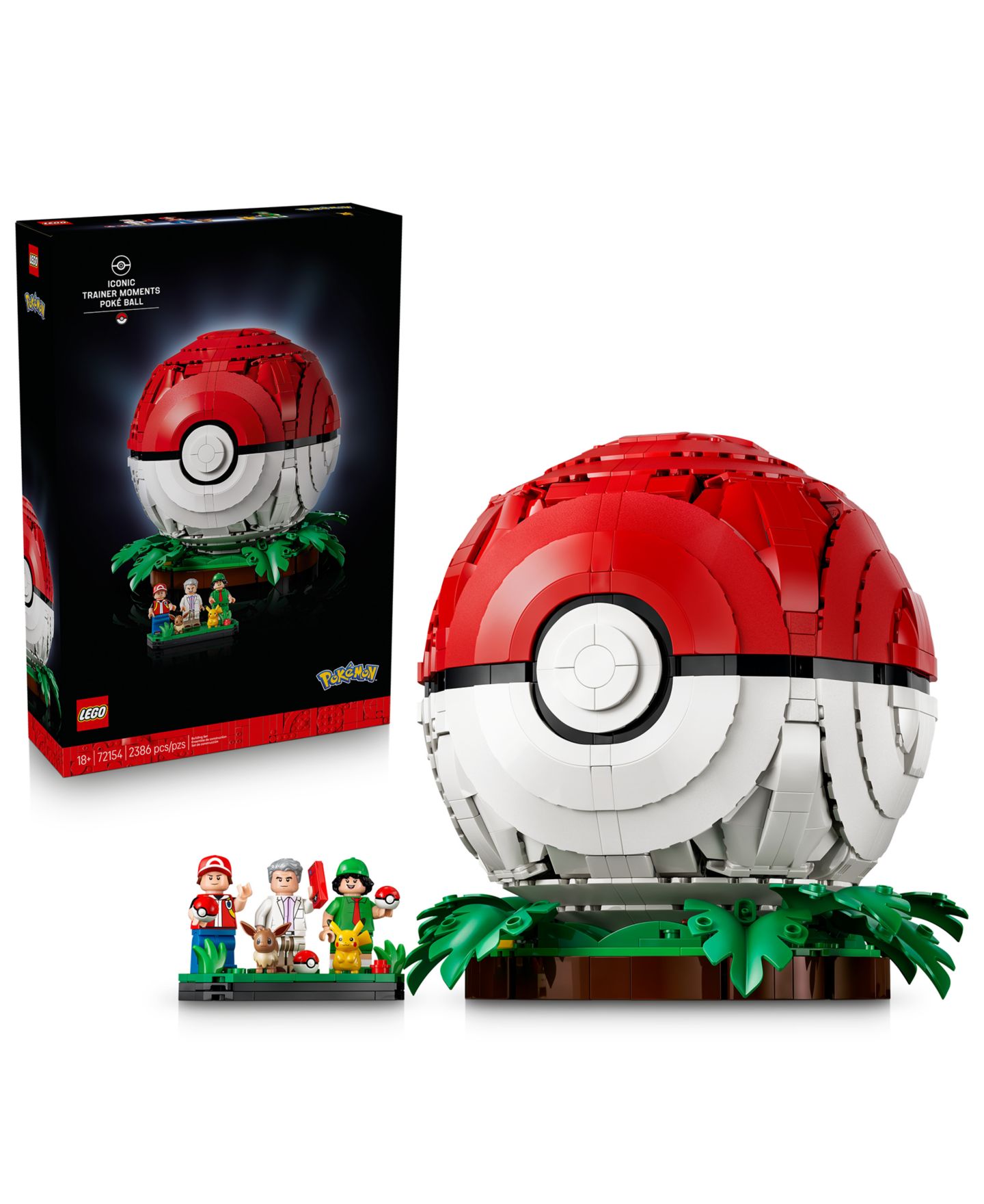 LEGO® Конструктор LEGO Pokémon Iconic Trainer Moments Покебол 72154, 2386 деталей, от 18 лет — фото 1