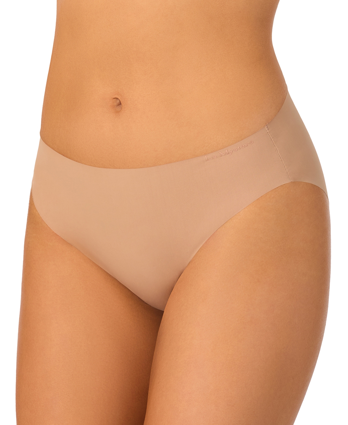 Le Mystere Women's Cooling Comfort Free Cut Bikini Brief Panty in Natural | Size: XL | HerRoom.com