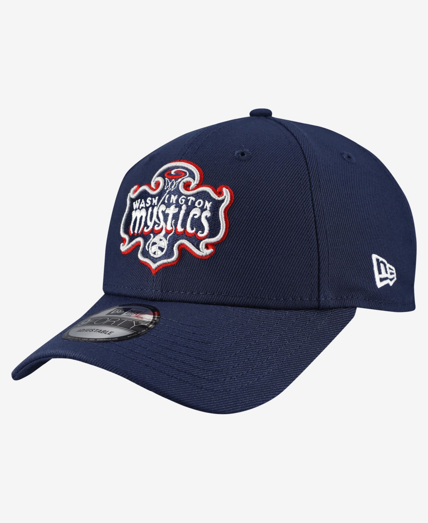 Мужская кепка New Era Navy Washington Mystics Team 9FORTY Adjustable Hat — фото 1