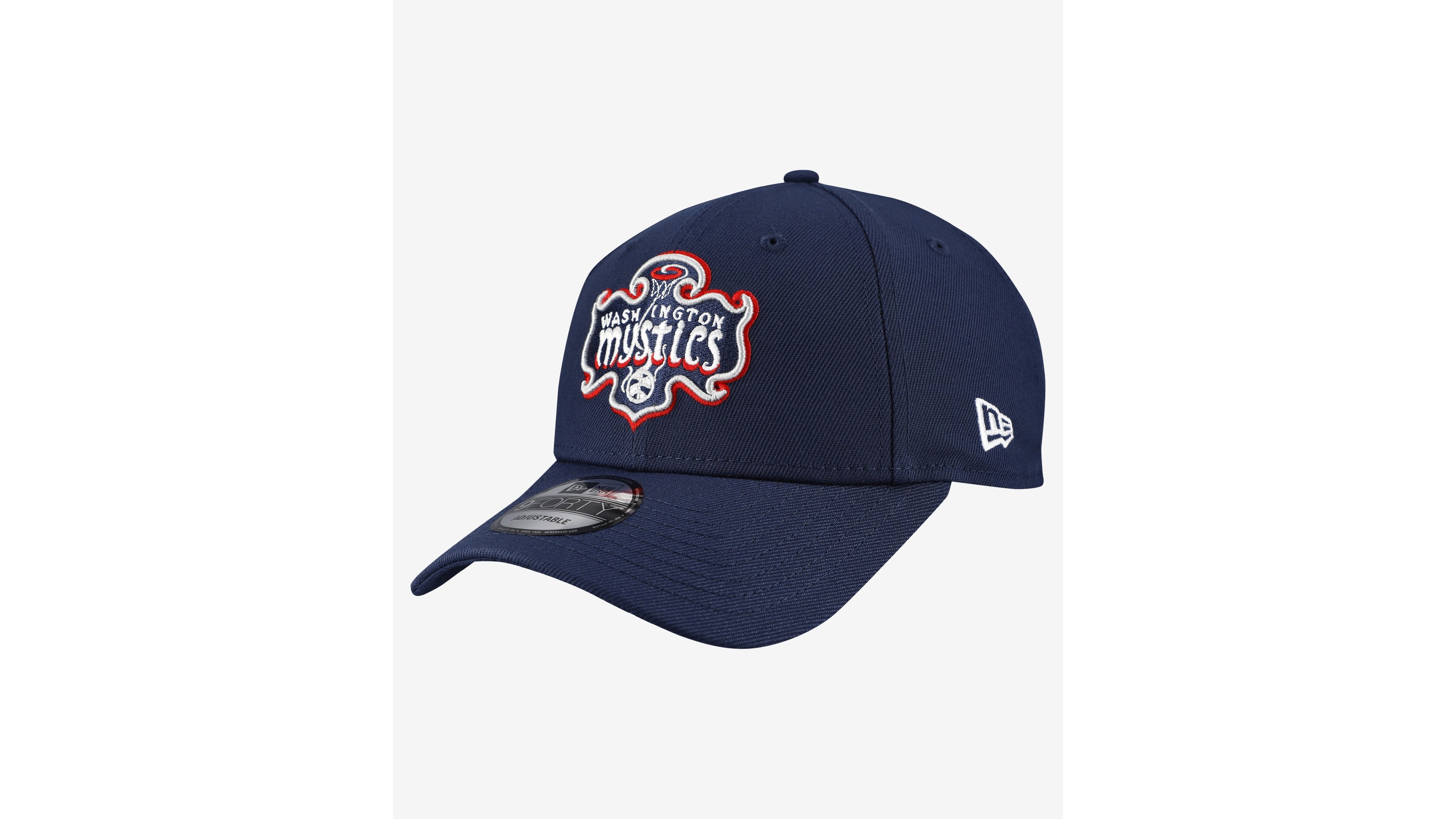 New Era Men's Navy Washington Mystics Team 9FORTY Adjustable Hat