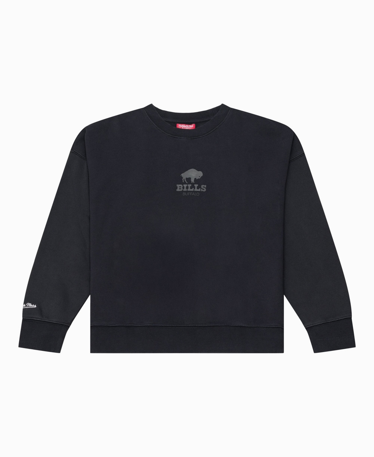 Mitchell & Ness Women's Core Essentials Buffalo Bills Graphic Pullover Sweatshirt - Black