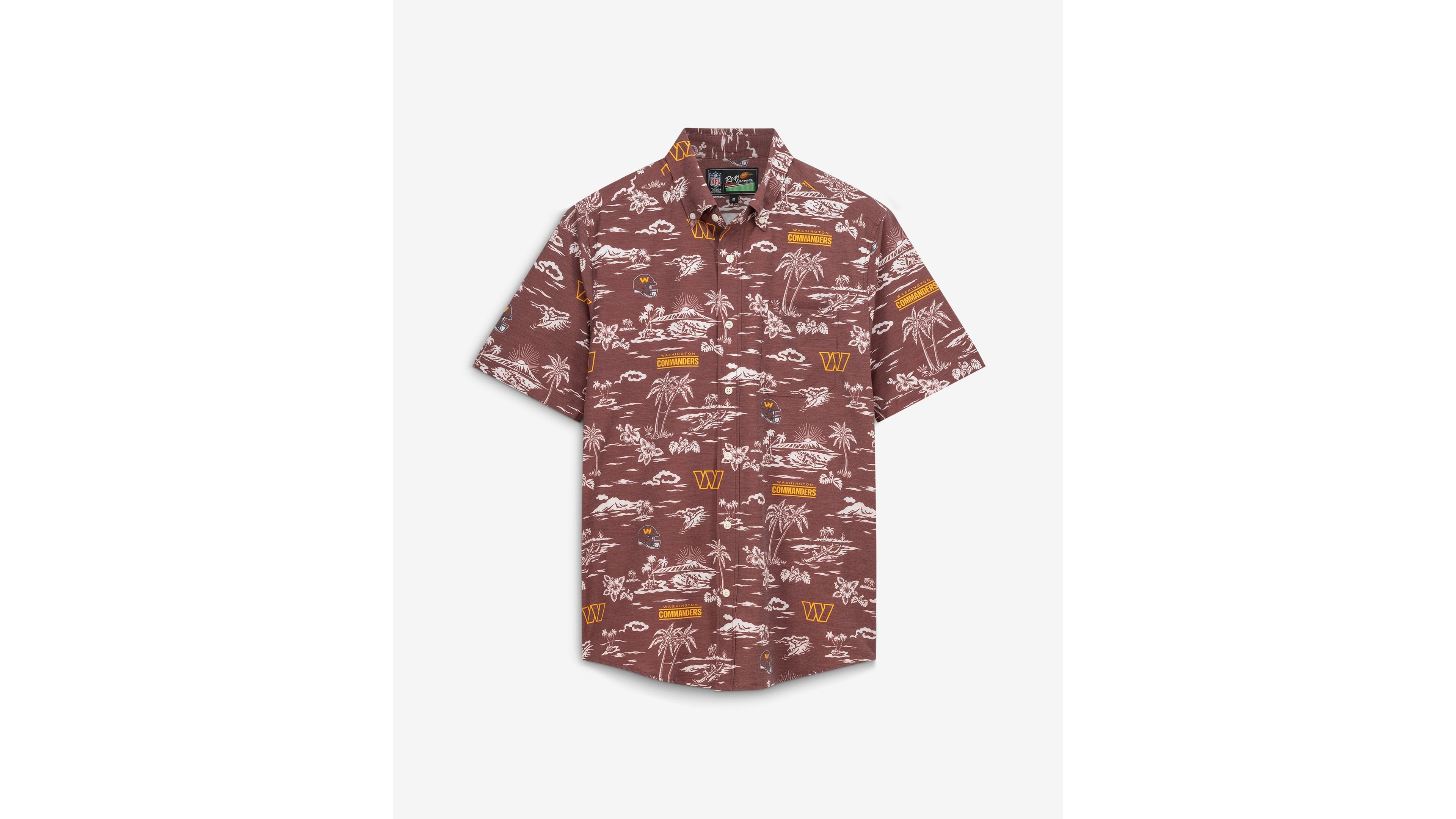 Reyn Spooner Men's Washington Commanders Kekai Classic-Fit Short-Sleeve Button-Down Shirt
