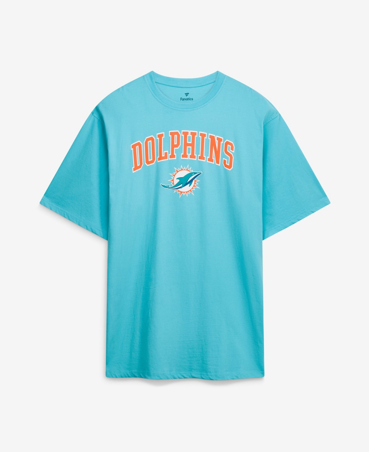 Fanatics Men's Big & Tall Screen Print Crew Neck T-Shirt - Aqua