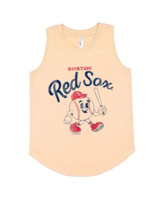 Big Boys and Girls  Orange Boston Red Sox Game Day Tank Top