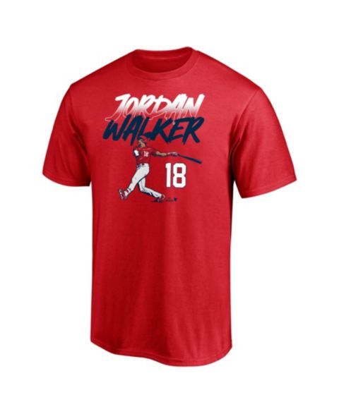 Мужская футболка BreakingT Jordan Walker Red Slugger Swing