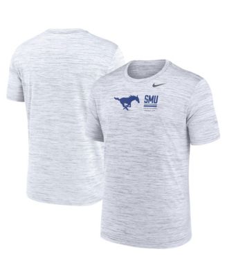 Men's  White SMU Mustangs Velocity Legend T-Shirt
