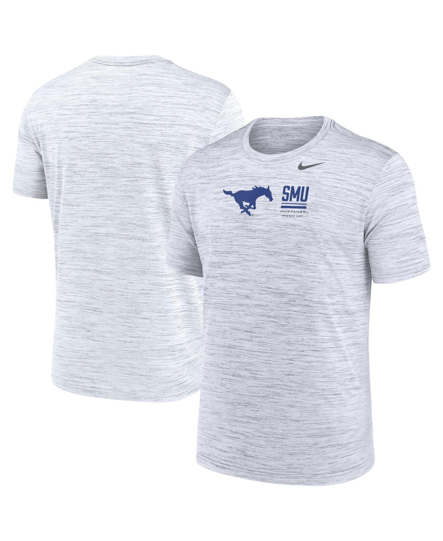 Мужская футболка Nike White SMU Mustangs Velocity Legend — фото 1