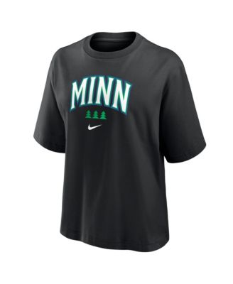 Women's Black Minnesota Timberwolves Boxy T-Shirt