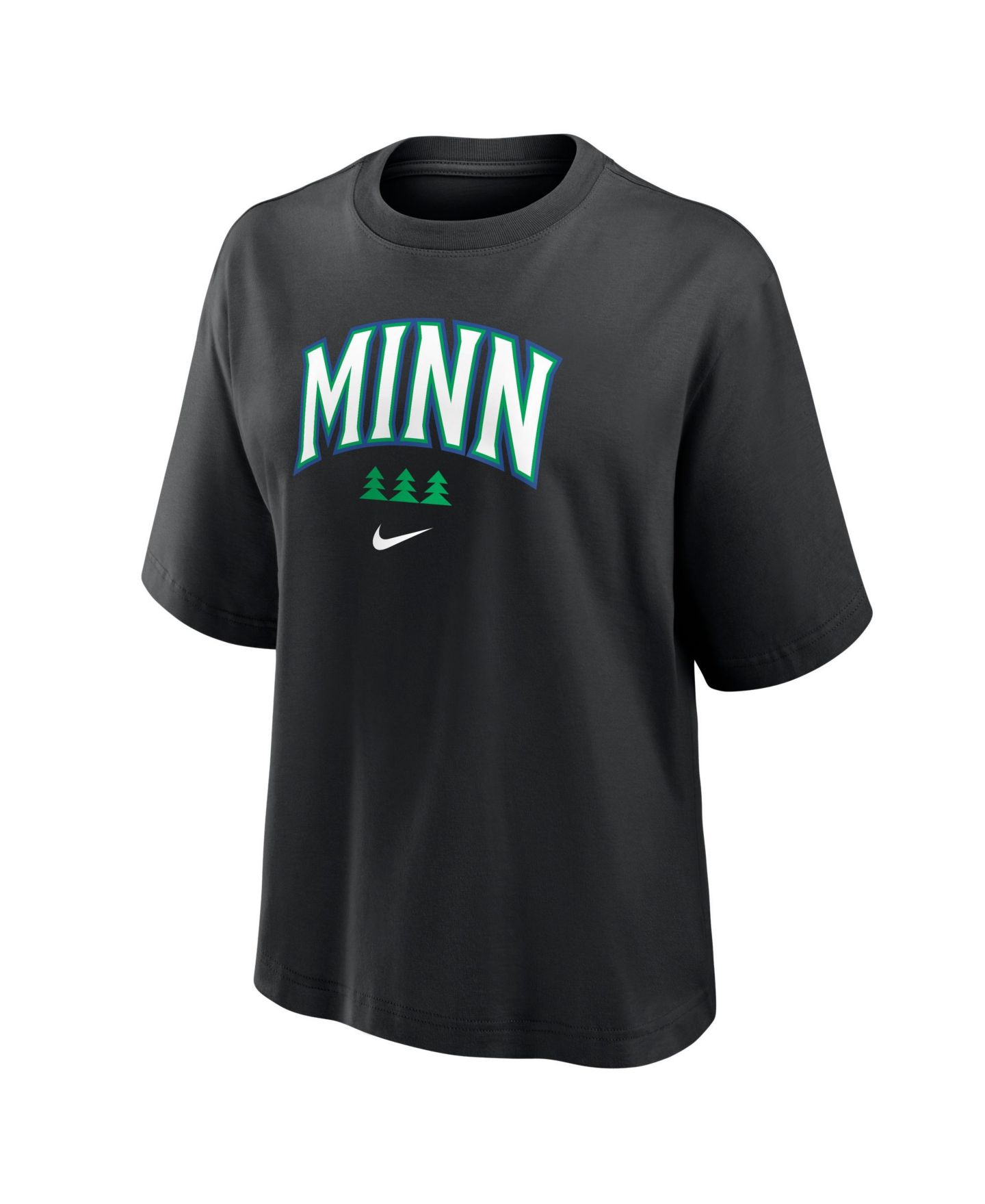 Женская футболка Nike Black Minnesota Timberwolves Boxy — фото 1
