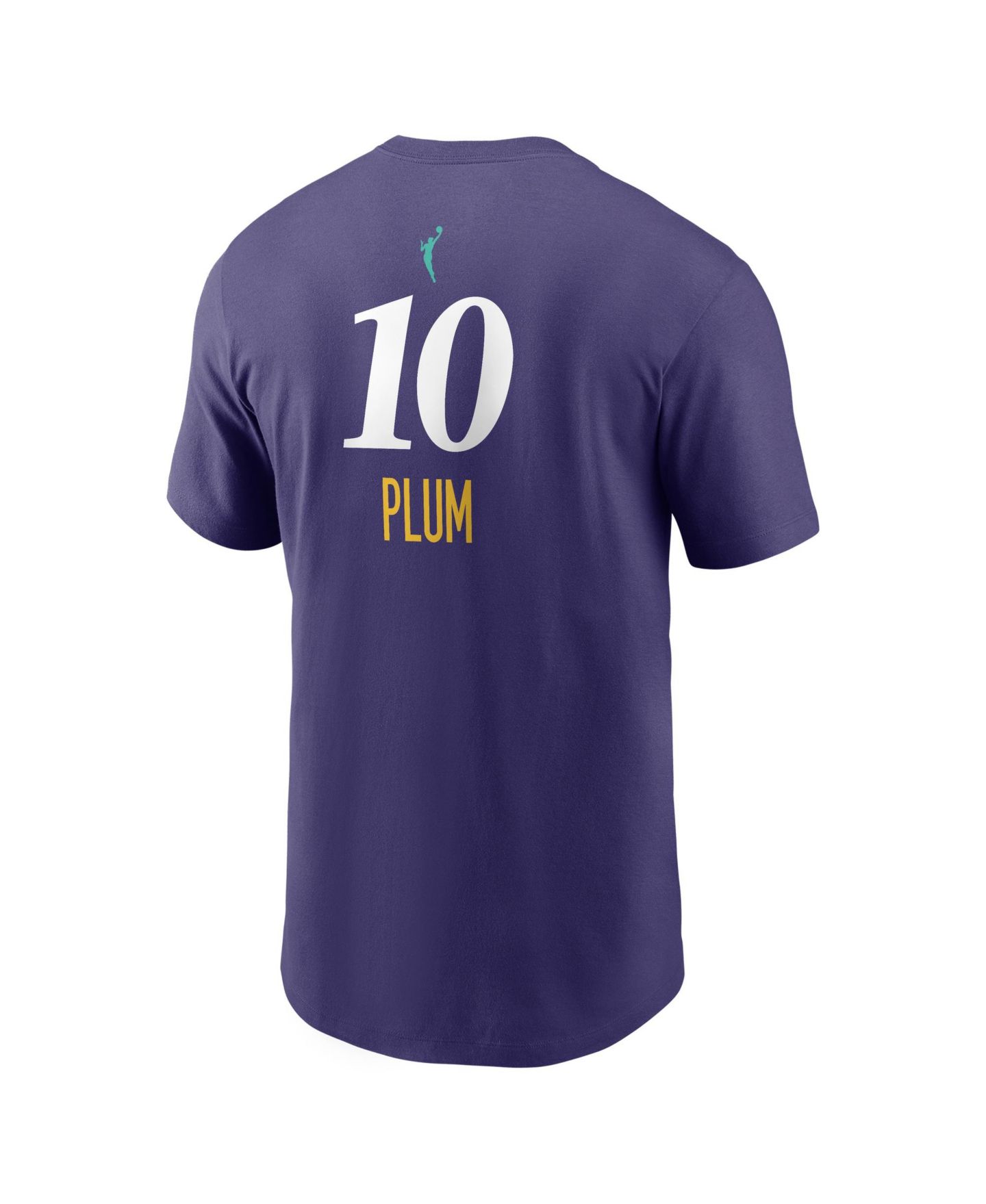 Мужская футболка Nike Kelsey Plum Purple Los Angeles Sparks Name & Number — фото 3