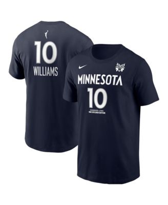 Men's Courtney Williams Navy Minnesota Lynx Explorer Edition Name & Number T-Shirt
