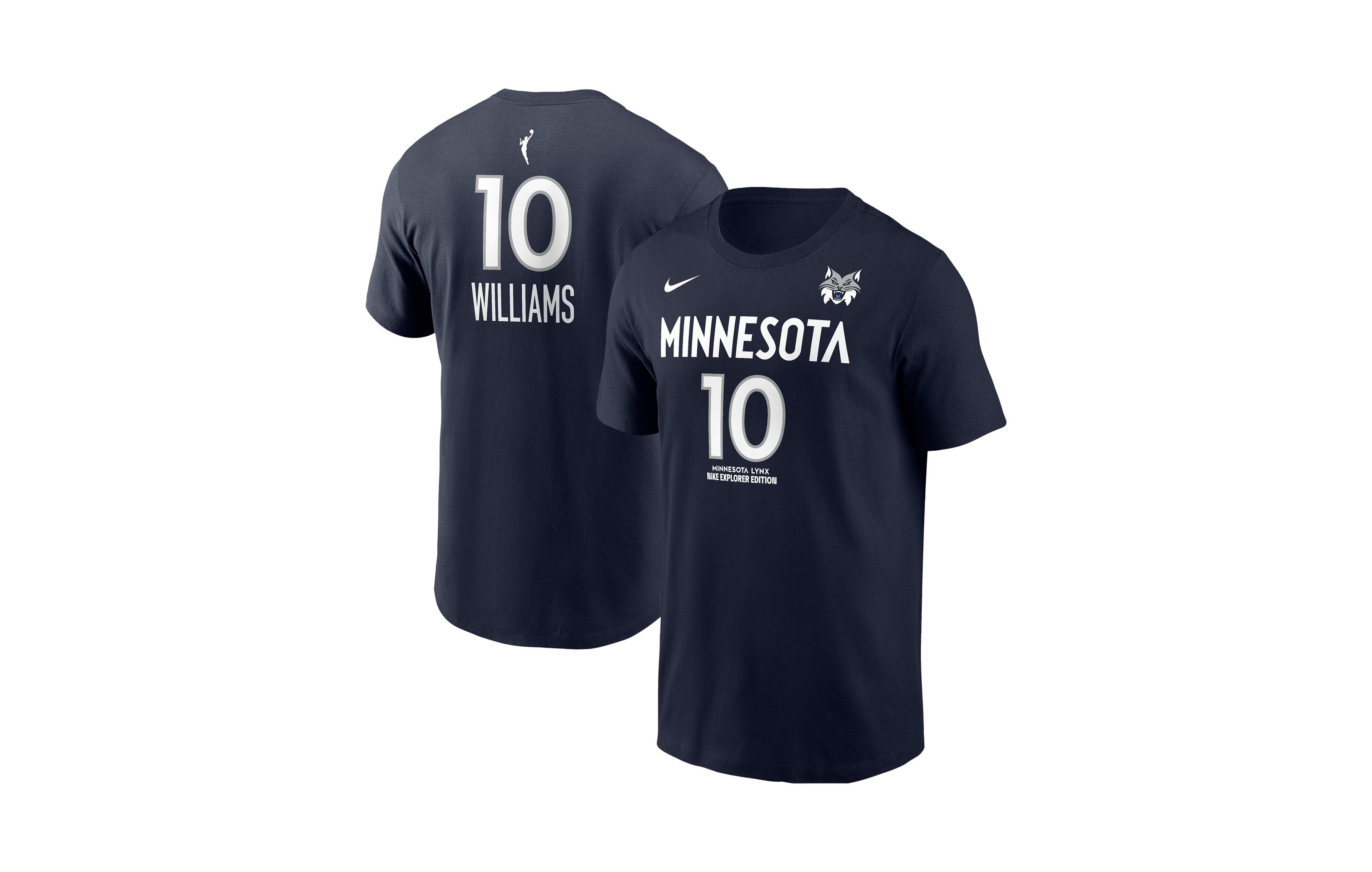 Nike Men's Minnesota Lynx Courtney Williams Explorer Edition Screen Print T-Shirt