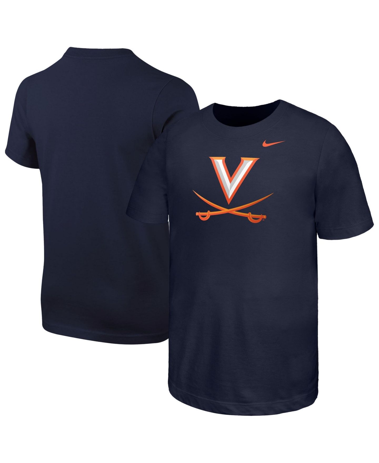 Детская футболка Nike Navy Virginia Cavaliers Logo — фото 1
