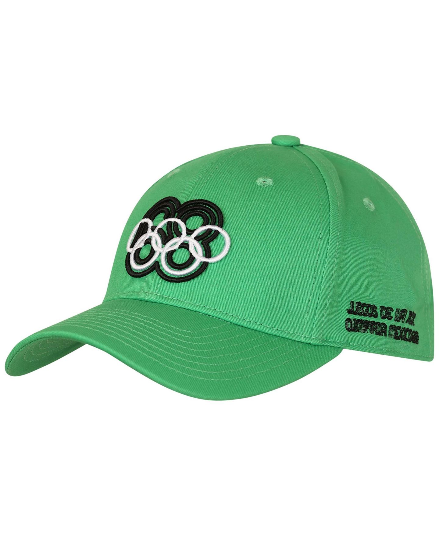 Мужская кепка Outerstuff Green Olympic Games Mexico City 1968 Olympic Games Heritage Dad Hat — фото 1