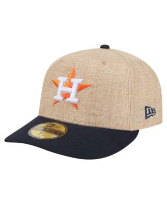 Men's  Natural/Navy Houston Astros Twine 59FIFTY Fitted Hat