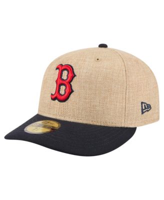 Men's  Natural/Navy Boston Red Sox Twine 59FIFTY Fitted Hat
